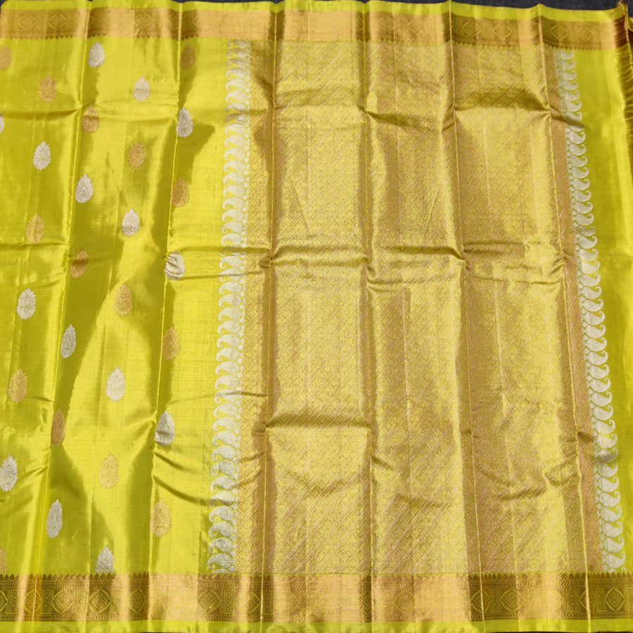 Kanchi Pure Handloom Tissue Silk Saree - KMP240