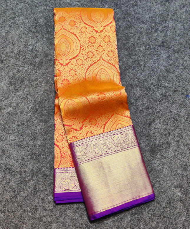 Kanchi pure bridal silk saree - KMP1518