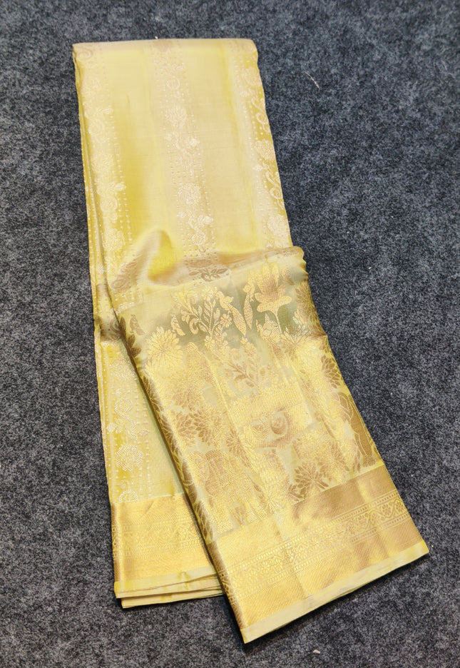 Kanchi pattu pure silk Saree - KMP1274