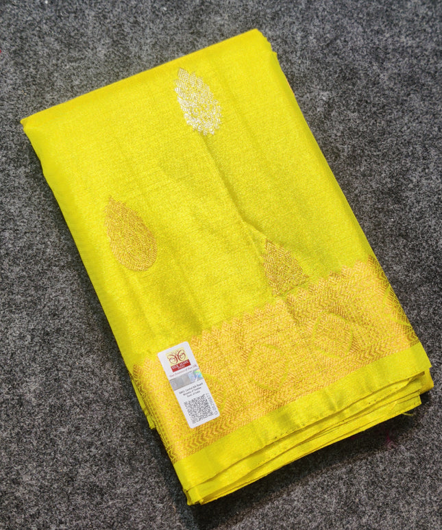 Kanchi Pure Handloom Tissue Silk Saree-KMP115