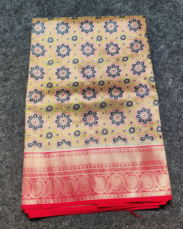 Kalamkari Silk saree - KM01 alternate view