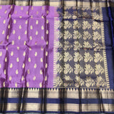 Kanchi Vintage Gap border pattu - KMP26