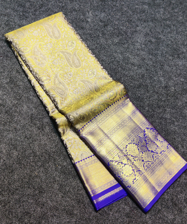 Kanchi Pattu Wedding Sarees @30% Off -KMP956