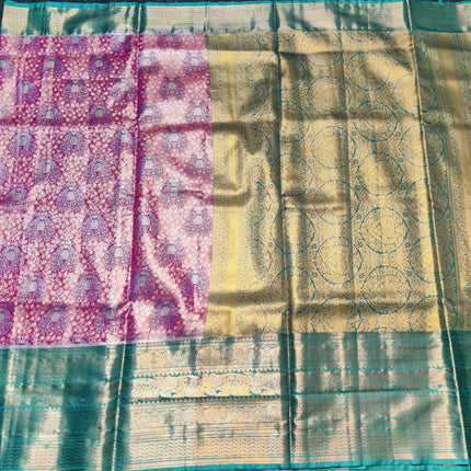 Kanchi pattu half fine Bridal Saree -HF262