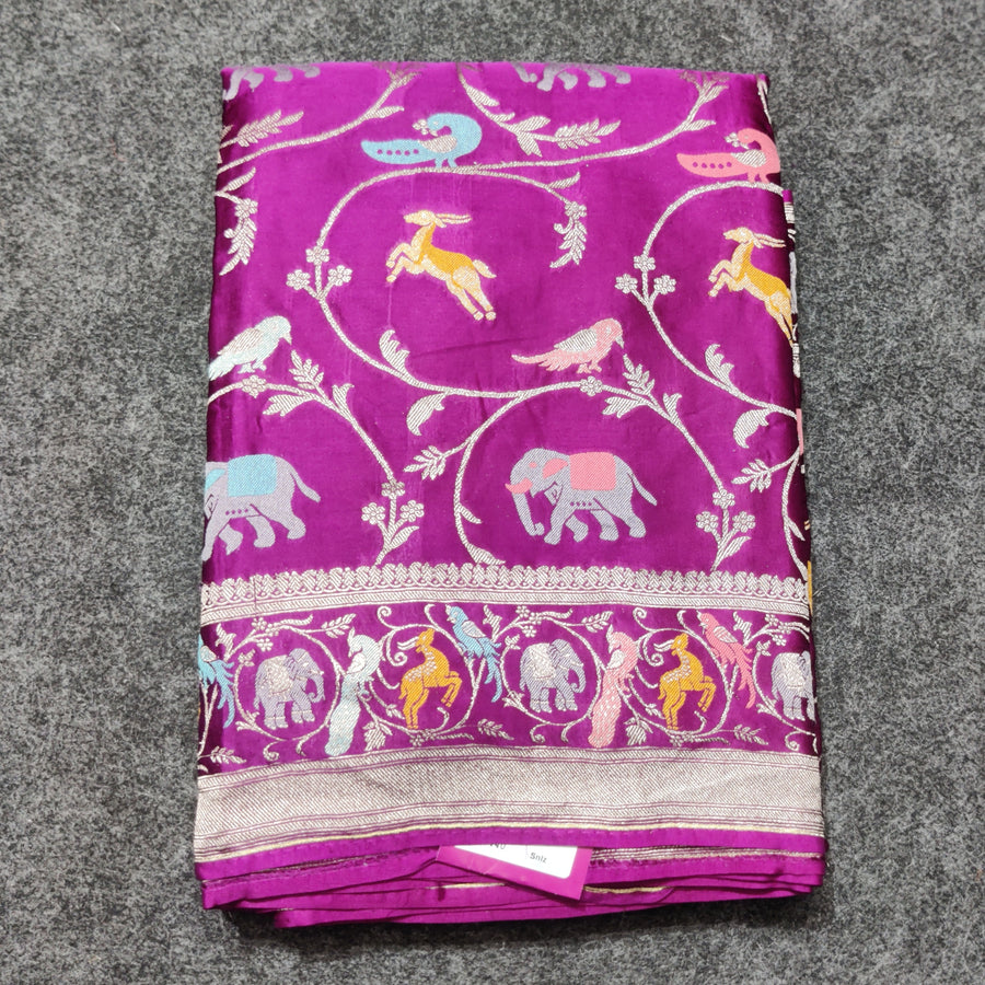 Mashru satin Silk Saree- MS48