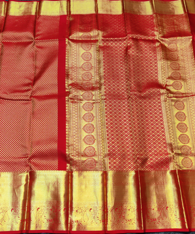 Kanchi pure bridal wear saree - KMP1325