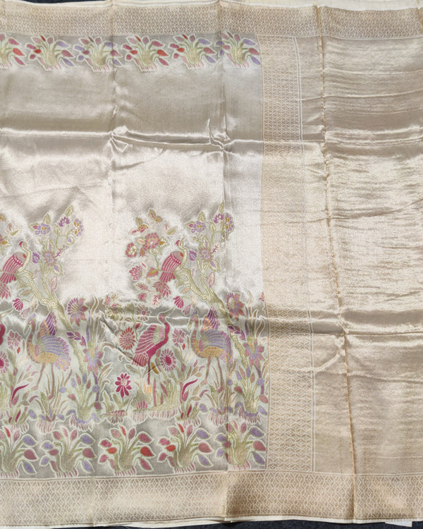 Banaras Tissue Allover Meenakari - BRS36 alternate view