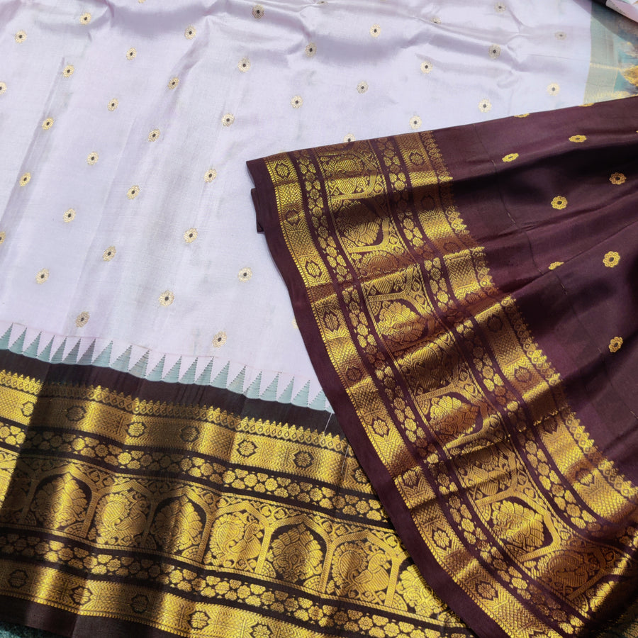 Gadwal Handloom pure silk- GPS44