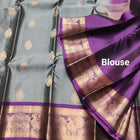 Kanchi pure small border saree- KMP237