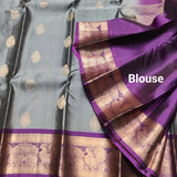 Kanchi pure small border saree- KMP237