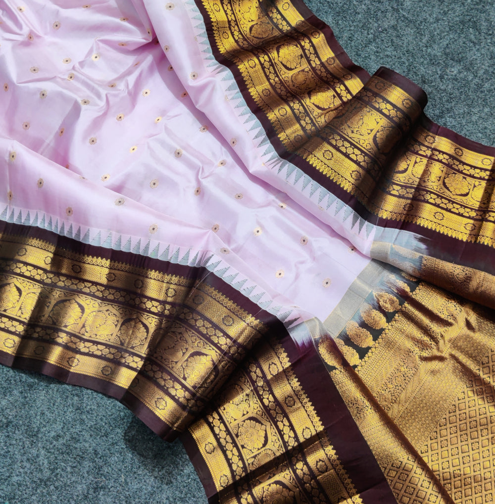 Gadwal Handloom pure silk- GPS44