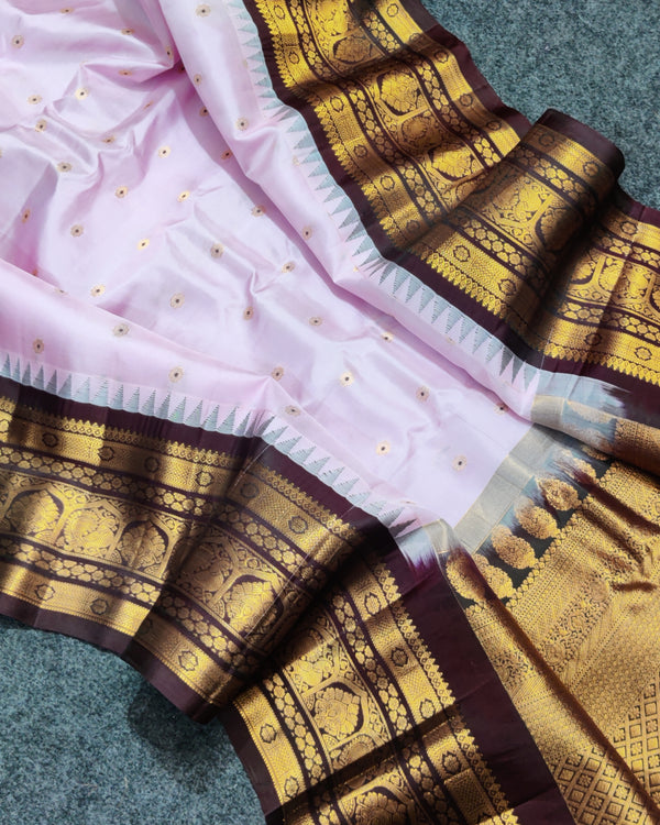 Gadwal Handloom pure silk- GPS44