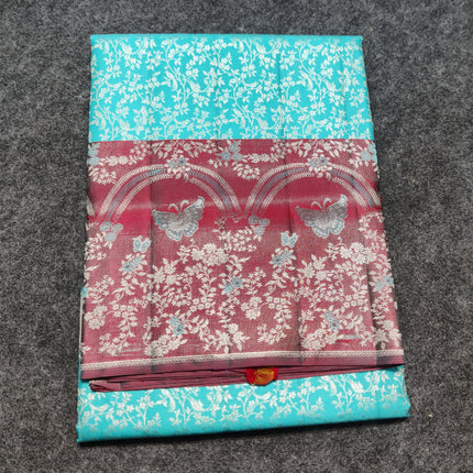 Kanchi Meenakari Brocade Pure handloom Silk Saree - KMP1976