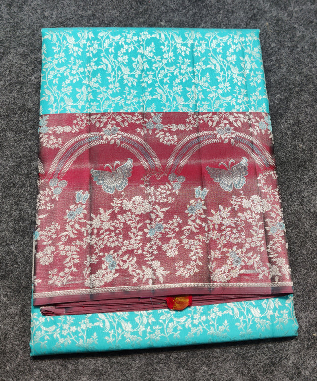 Kanchi Meenakari Brocade Pure handloom Silk Saree - KMP1976