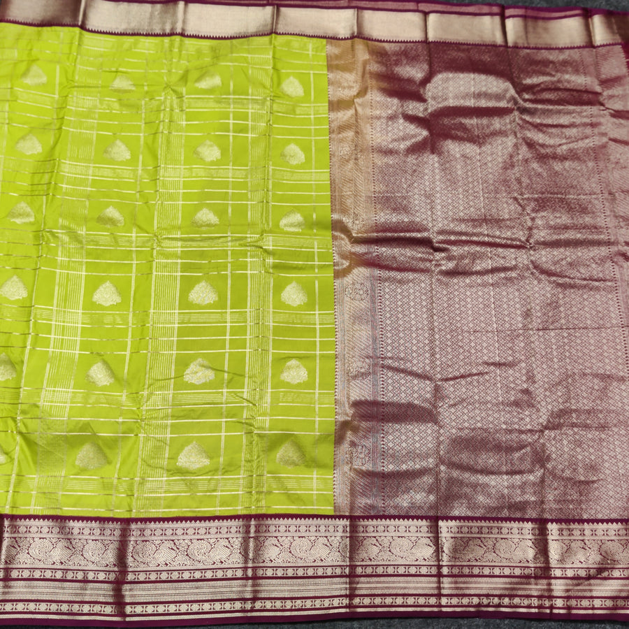 Kanchi semi vintage silk Saree -KS07