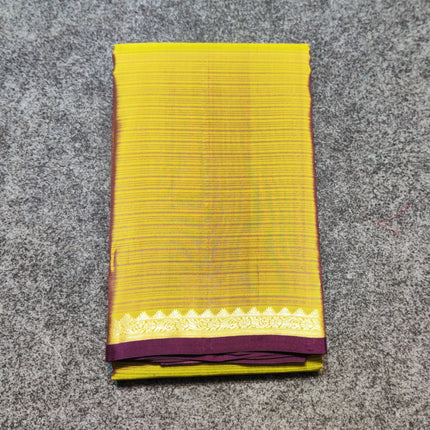 Kanchi pattu small border saree - KMP3015