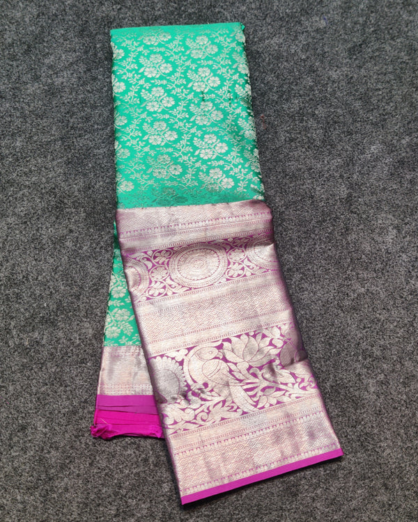 Kanchi pattu half fine bridal wear saree HF21