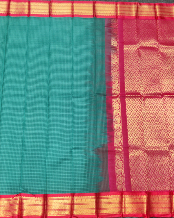 Gadwal cotton check - GC21 alternate view