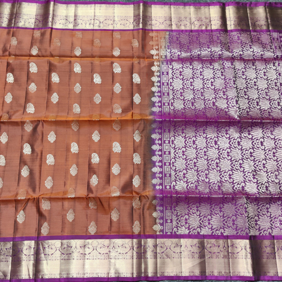 Meenakari kanchi lightweight pattu Saree - KMP25