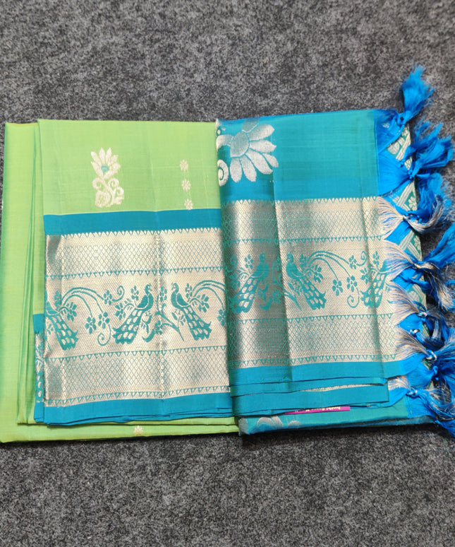 Meenakari kanchi lightweight pattu Saree - KMP120