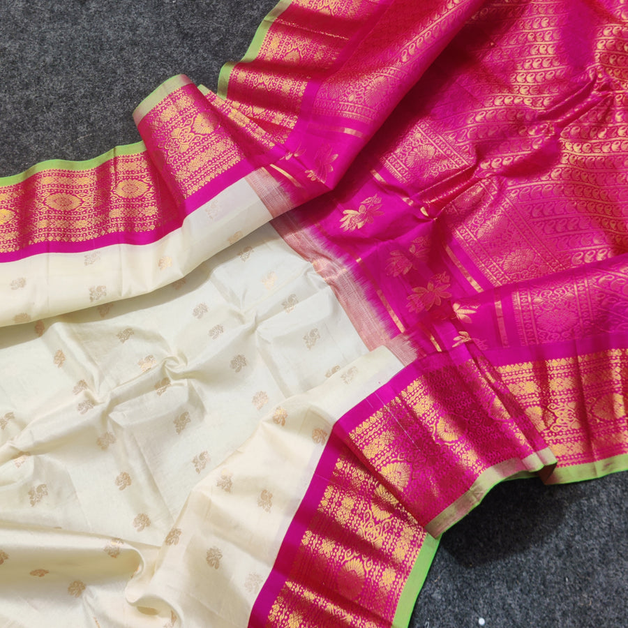Gadwal Handloom Pure silk saree - GPS03