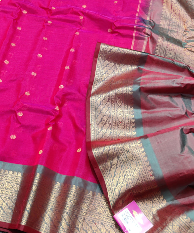Gadwal Sico Silk Saree - GS157