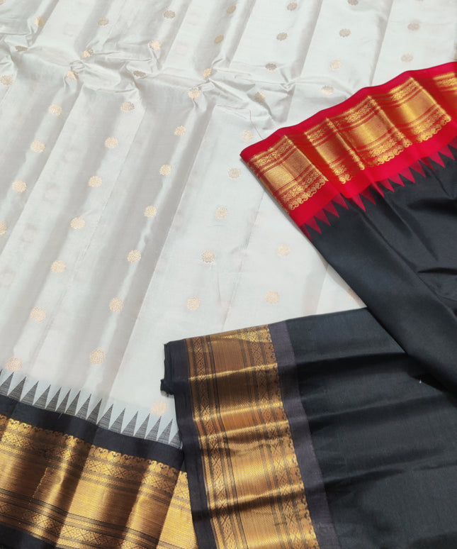 Gadwal Gangajamuna Pure silk saree - GPS177