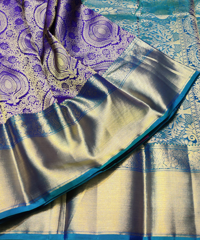 Kanchi pure bridal silk saree - KMP1514