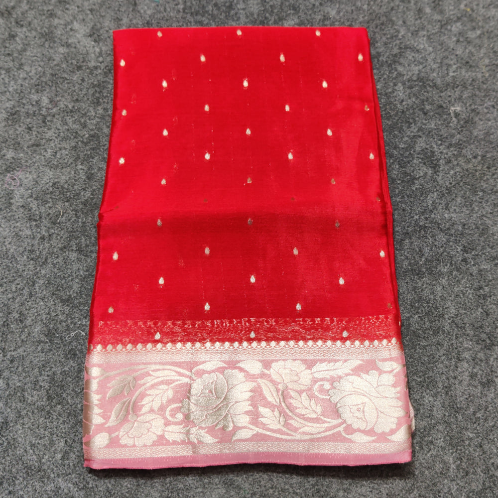 Chinon crepe silk saree -C14