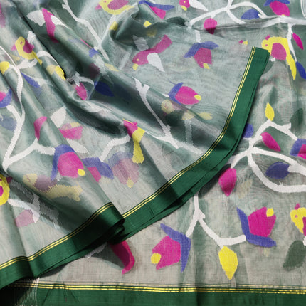Jamdani handloom pure silk - JM12