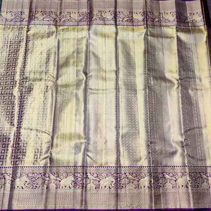 Kanchi Pattu Wedding Sarees @50% Off -KMP1744
