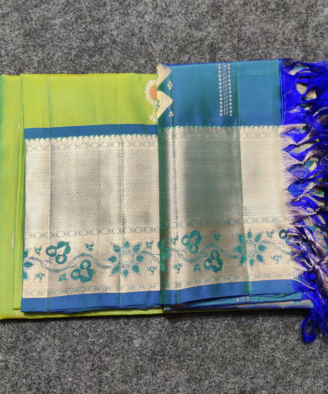 Meenakari kanchi lightweight pattu Saree - KMP113
