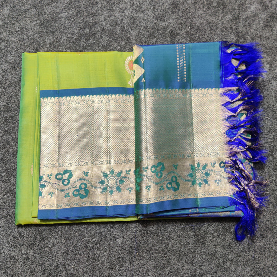Meenakari kanchi lightweight pattu Saree - KMP113