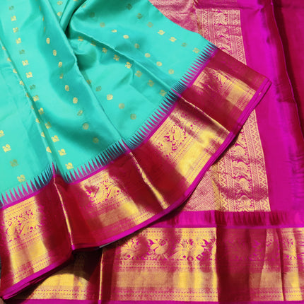 Kanchi Pure Handloom Pattu Saree - KMP163