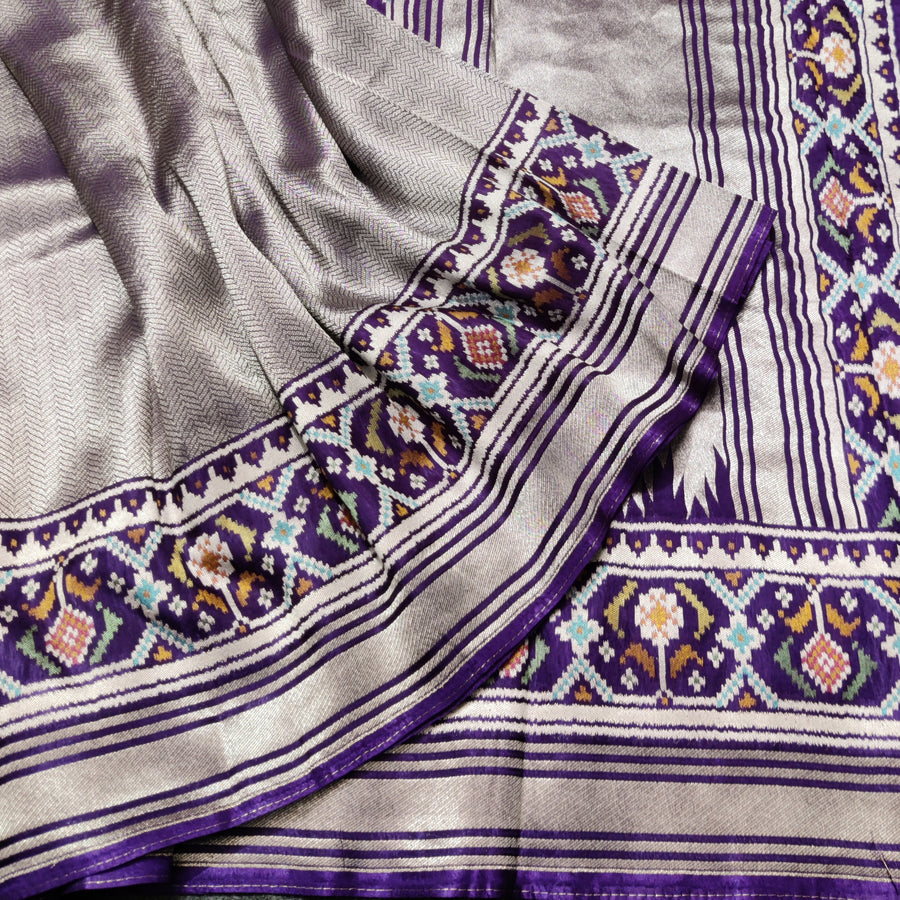 Banaras Tissue Patola silk saree - BRS29