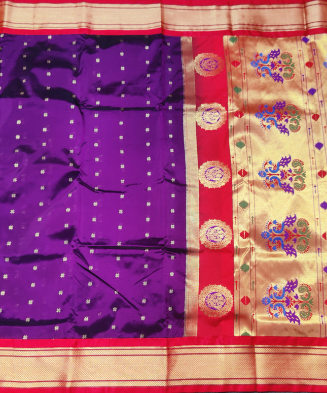 Gadwal Paithani Soft Silk Saree- GSM04