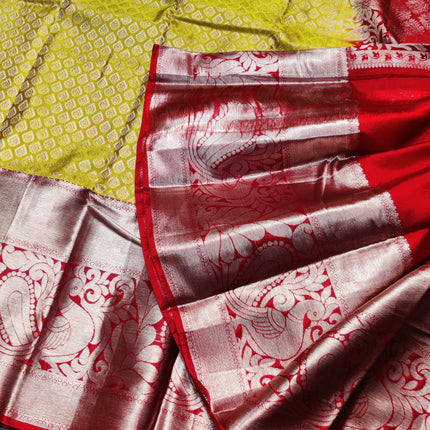 Kanchi pattu half fine Bridal Saree -HF271