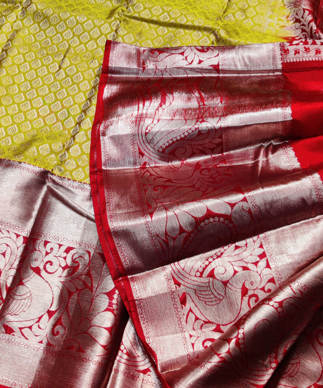 Kanchi pattu half fine Bridal Saree -HF271