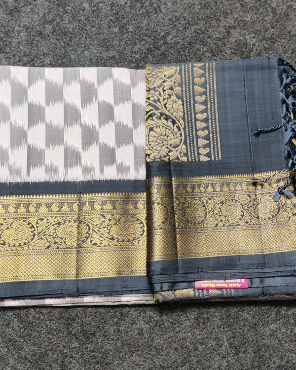 Ikkath Pure handloom silk saree - IKT01 alternate view