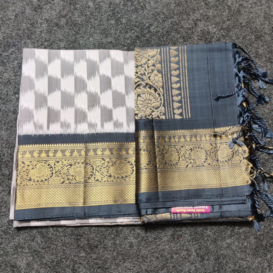 Ikkath Pure handloom silk saree - IKT01
