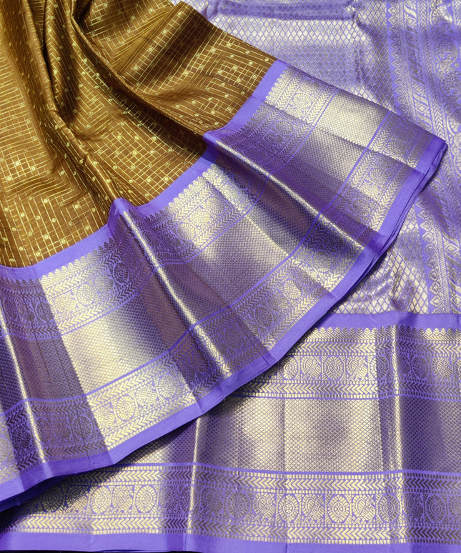 Kanchi pure kuttu border Saree - KMP1293