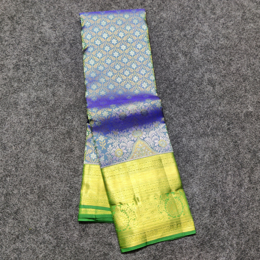 Kanchi Meenakari Brocade Pure handloom Silk Saree - KMP3212
