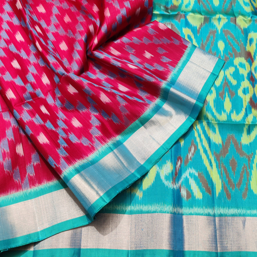 Ikkath Pure handloom silk saree - IKT12