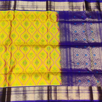 Ikkath Pure Silk Pattu Saree- IKT54