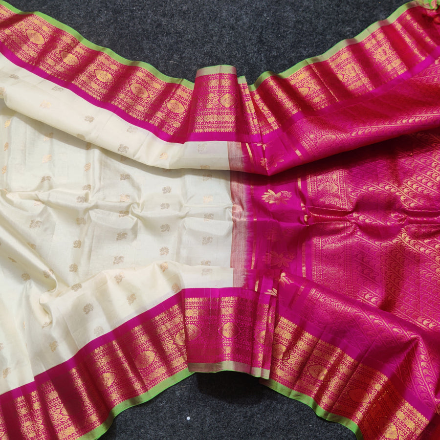 Gadwal Handloom Pure silk saree - GPS03