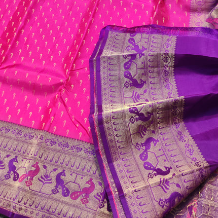 Kanchi paithani Silk Saree -KMP1342