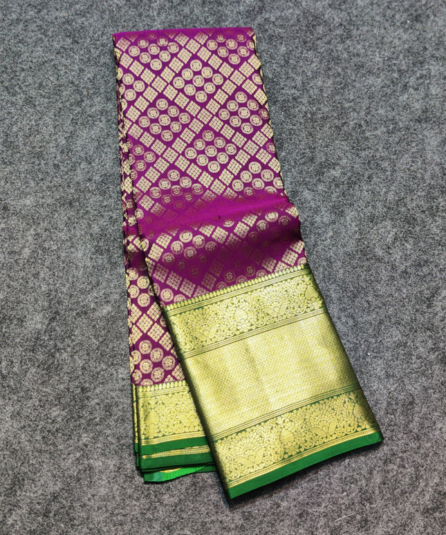 Kanchi pure bridal silk saree - KMP1507