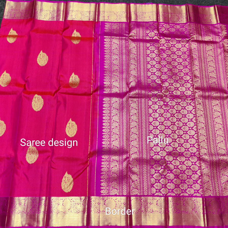 Kanchi Pure Dhantu Silk Saree - KMP369