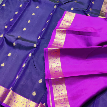 Kanchipattu small border saree - KMP202