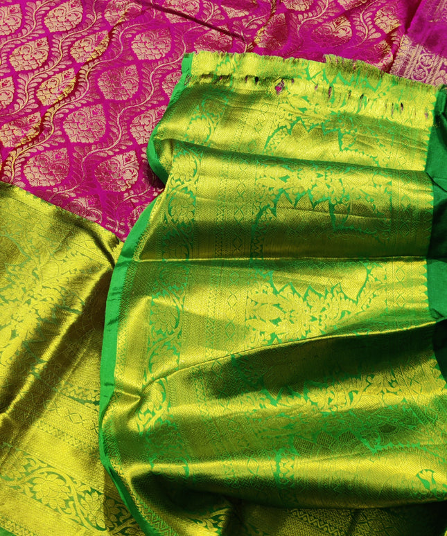 Kanchi Pattu Half Fine Brocade - SP45
